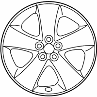 OEM 2013 Toyota Prius Wheel, Alloy - 42611-47211