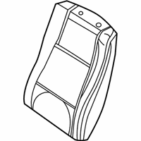 OEM 2006 BMW X5 Backrest Upholstery - 52-10-8-099-307