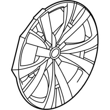 OEM 2022 Honda Civic TRIM, WHEEL (16X7J) - 44733-T20-A12