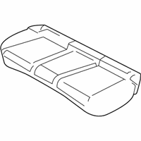 OEM 2009 Chrysler Sebring Rear Seat Cushion - 1PM36XDVAA