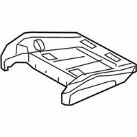 OEM BMW 740i Foam Section, Comfort Seat, A/C - 52-10-7-354-593