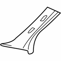 OEM Ford Excursion Weatherstrip Pillar Trim - 5C3Z-2503599-AAA