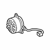 OEM 2019 Lexus RX350L Motor, Cooling Fan - 16363-31480