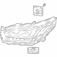 OEM Lincoln Composite Headlamp - JL7Z-13008-E