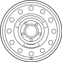 OEM Kia Borrego Wheel Assembly-Steel - 529102J950