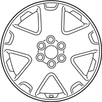 OEM Kia Borrego Wheel Assembly-Aluminum - 529102J250