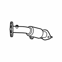 OEM Hyundai Veloster Front Muffler Assembly - 28610-J3500