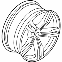 OEM BMW Disc Wheel, Light Alloy, Orbitgrey - 36-11-7-850-582