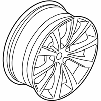 OEM 2021 BMW 745e xDrive Light Alloy Disc Wheel Reflexsilber - 36-11-6-867-338