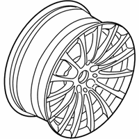 OEM BMW M760i xDrive Light Alloy Disc Wheel Reflexsilber - 36-11-6-861-224