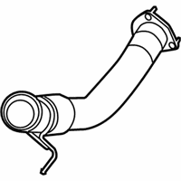 OEM 2017 Ram 2500 Front Exhaust Pipe - 68087104AH