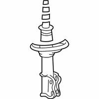 OEM 2001 Hyundai Accent Strut Assembly, Front, Left - 54650-25750