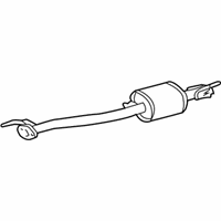 OEM 2000 Toyota Tundra Center Exhaust Pipe Assembly - 17403-07030