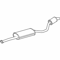 OEM 2019 Toyota Highlander Rear Muffler - 17430-0P542