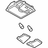 OEM 2011 Nissan GT-R Lamp Assembly Map - 26430-KB51A