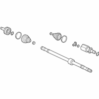 OEM 2021 Honda Civic Driveshaft Assembly, Passenger Side - 44305-TEX-Y51