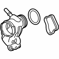 OEM Cadillac SRX Water Outlet - 12623051