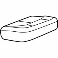 OEM Buick Rainier Seat Cushion Pad - 89043458