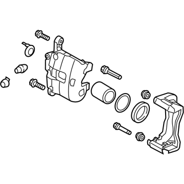 OEM 2022 Hyundai Tucson CALIPER KIT-BRAKE, LH - 58180-N9A10