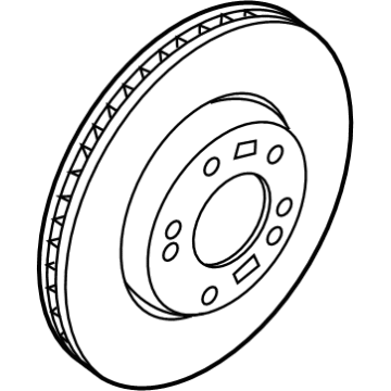 OEM 2022 Hyundai Tucson DISC-FRONT WHEEL BRAKE - 51712-L1100