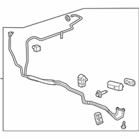 OEM 2016 Cadillac CT6 Hose & Tube Assembly - 84013048