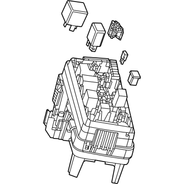 OEM 2022 Cadillac CT5 Fuse & Relay Box - 84873143