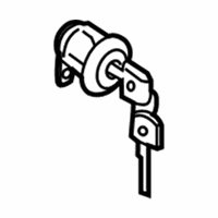 OEM 2019 Nissan NV2500 Cylinder Set-Slide Door Lock - H2600-1PA0A