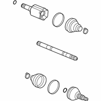 OEM Buick Regal Front Wheel Drive Half Shaft Assembly - 22796269