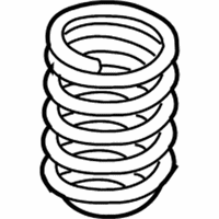 OEM BMW 335is Front Coil Spring - 31-33-6-767-376