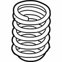 OEM 2012 BMW 128i Front Coil Spring - 31-33-6-767-376