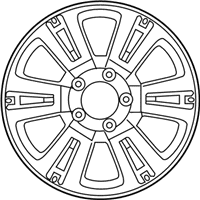 OEM 2021 Toyota Sequoia Wheel, Alloy - 42611-0C271