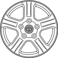 OEM 2008 Toyota Sequoia Wheel, Alloy - 42611-0C100