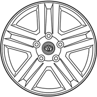 OEM 2009 Toyota Sequoia Wheel, Alloy - 42611-0C130