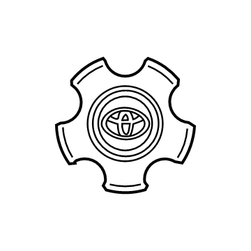 OEM Toyota Sequoia Center Cap - 4260B-0C130