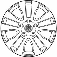 OEM Toyota Tundra Wheel, Alloy - 42611-0C241