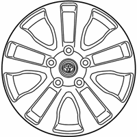 OEM 2022 Toyota Sequoia Wheel, Alloy - 42611-0C241