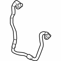 OEM 2013 BMW ActiveHybrid 3 Coolant Hose - 17-12-7-634-966