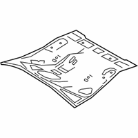 OEM Lexus ES250 Pan, Ctr Floor L/BOL - 58211-33902