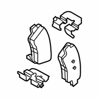 OEM 2021 Hyundai Ioniq PAD KIT-REAR DISC BRAKE - 58302-G2A10