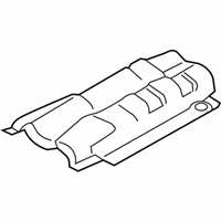 OEM BMW X1 Heat Insulation, Tunnel - 51-48-7-059-360