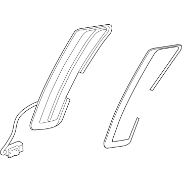 OEM 2022 Lexus RC F Lamp Assembly, FR Marker - 81710-24040