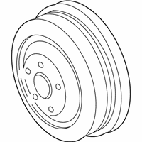 OEM 2000 Dodge Dakota Brake Drum - 52006290