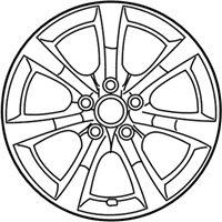 OEM 2005 Infiniti G35 Alloy Wheel Rim - 40300-7W025