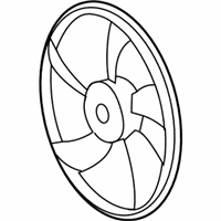 OEM Lexus LS460 Fan - 16361-38070