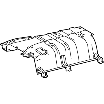 OEM 2021 Toyota Highlander Rear Insulator - 58043-0E010