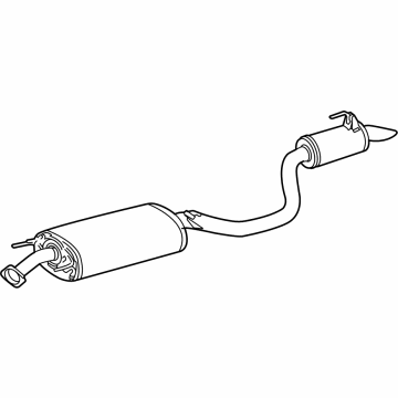 OEM 2020 Toyota Highlander Muffler & Pipe - 17430-0P600