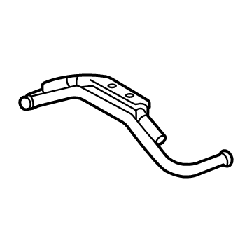 OEM 2021 Toyota Highlander Center Pipe Support Bracket - 17571-0P230