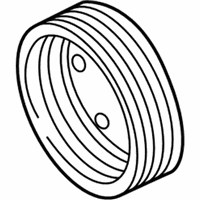 OEM 1985 Pontiac Firebird Pulley, Crankshaft - 12363201