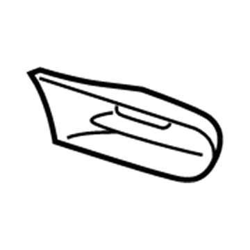 Lexus 53141-33100 Garnish, Radiator Grille