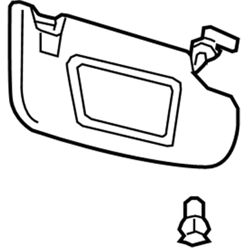 Ford DS7Z-5404104-XA Sunvisor